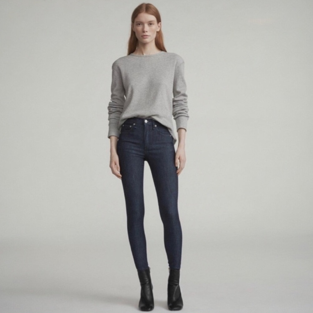 RAG & BONE Jean High Rise‎ Ankle Skinny Dark Wash Denim Women’s Size 27